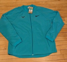 Nike Court Dri-FIT Rafa Nadal Full Zip Jacket Men  s Size XL Green DV2885-345 NWT
