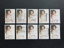 1982 AUSTRALIA BIRTHDAY OF HER MAJESTY QUEEN ELIZABETH II - USED BULK LOT OF 10