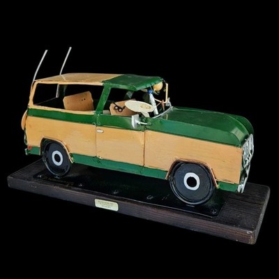 Vintage David Wainland Sculptoons Handmade Metal Car Sculpture Ford Bronco