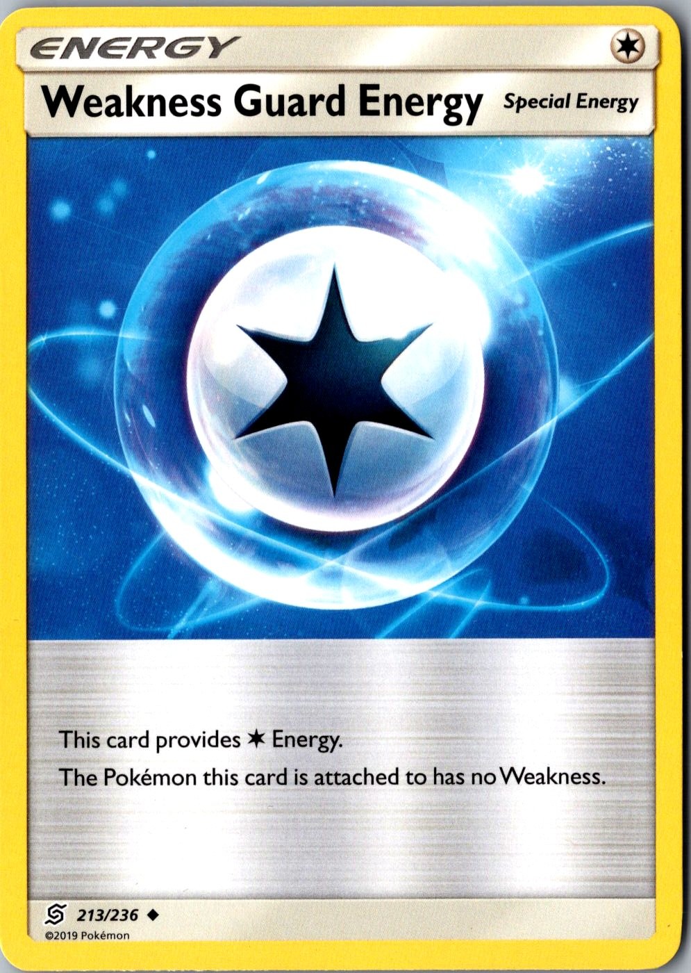 Weakness Guard Energy 213/236 Uncommon Unified Minds Lightly Played Pokemon Card