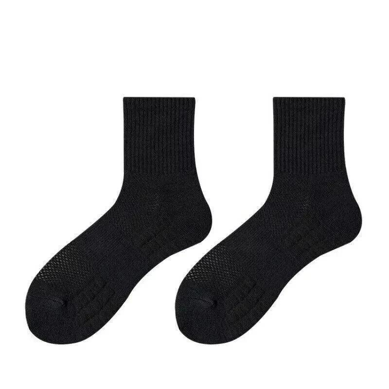 6 Pairs Mens Plain Solid Cotton Sports Ankle Athletic Socks Low Cut Size 9-11