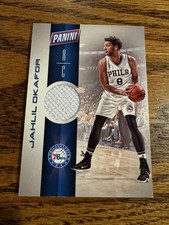 2016-2017 Panini Day Jahlil Okafor Player Worn Philadelphia 76ers Duke