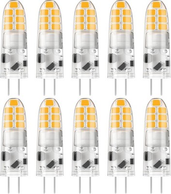 DiCUNO G4 LED Warmweiß, 2W LED Leuchtmittel ersetzt 20W Halogen, G4 Birne 