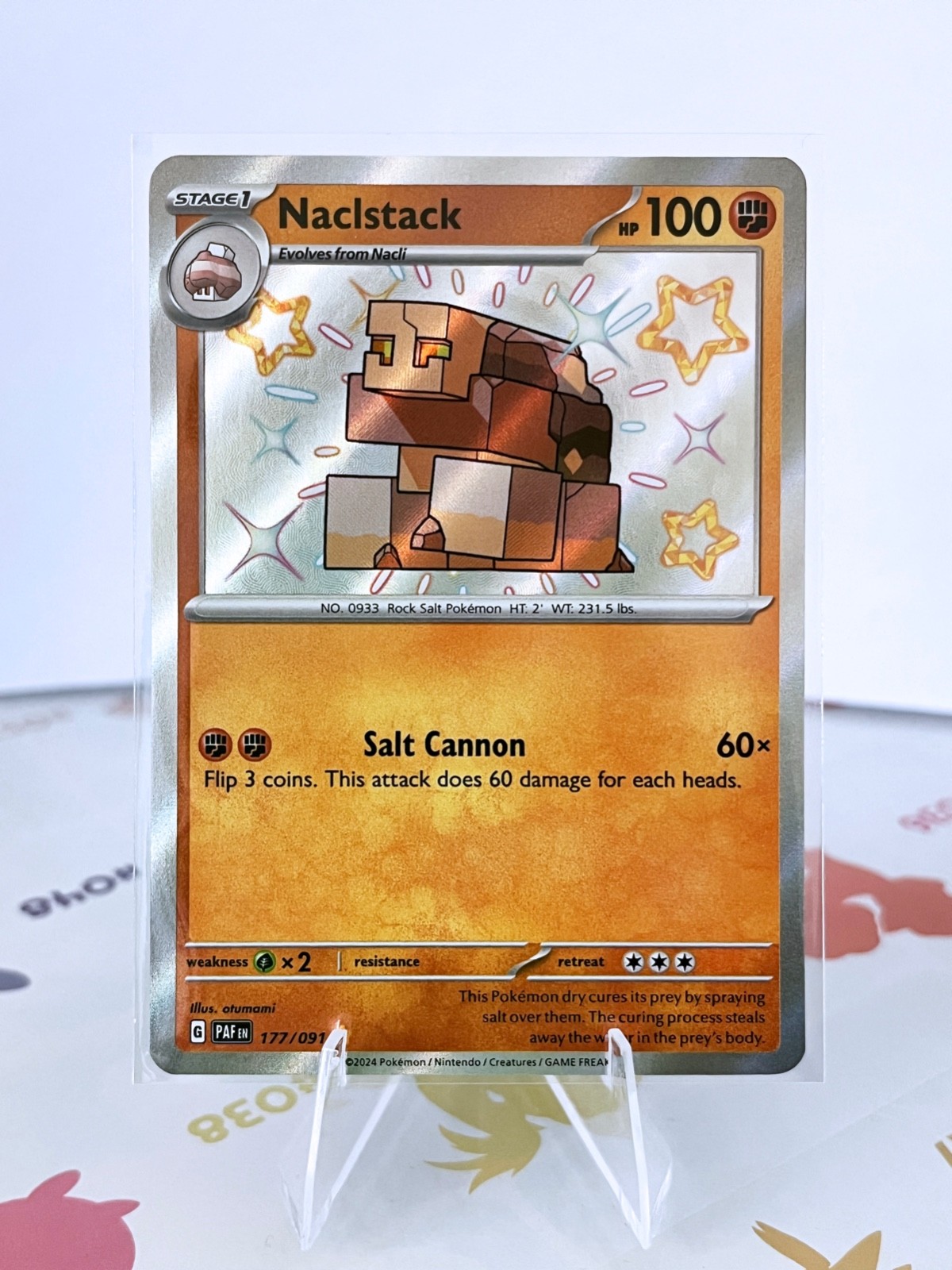 Naclstack 177/091 SV: Paldean Fates Holo NM