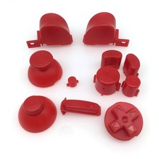 Red Full ABXYZLR Buttons Analog ThumbStick Joysticks for Nintendo NGC Controller