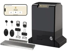 Blütezeit 6300lb WiFi Sliding Gate Opener Rack Driven w/ IR Sensor & Remotes