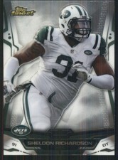 2014 Finest #63 Sheldon Richardson New York Jets 36558