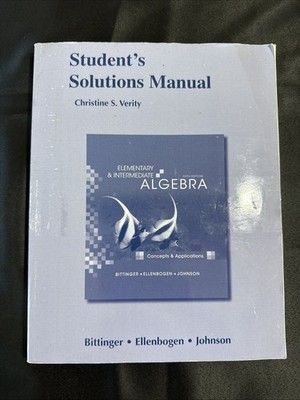 Student Solutions Manual for Beginning Algebra by Margaret Lial, John Hornsby