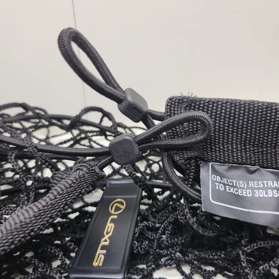 Red de carga organizadora estilo sobre maletero trasero para LEXUS ES300 1992-2006 USADA EN EXCELENTE ESTADO Foto 3 de 4