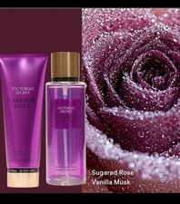 Victoria's Secret Cashmere Fleur Fragrance Mist  Body Lotion Set Sugared Rose