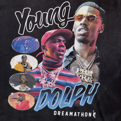 Young Dolph Memorial Rap Tee Tour T-shirt Full Size S to 5XL TU162