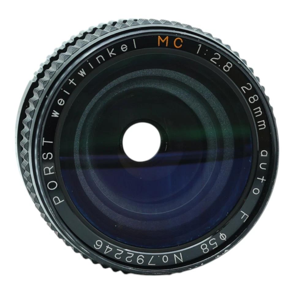 Objetivo Gran Angular Porst MC 28mm 1:2.8 2.8 28 MM Auto F - Pentax PK - Imagen 2 de 3
