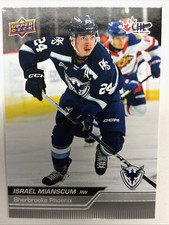 2023-24 23/24 Upper Deck CHL #184 Israel Mianscum Sherbrooke Phoenix