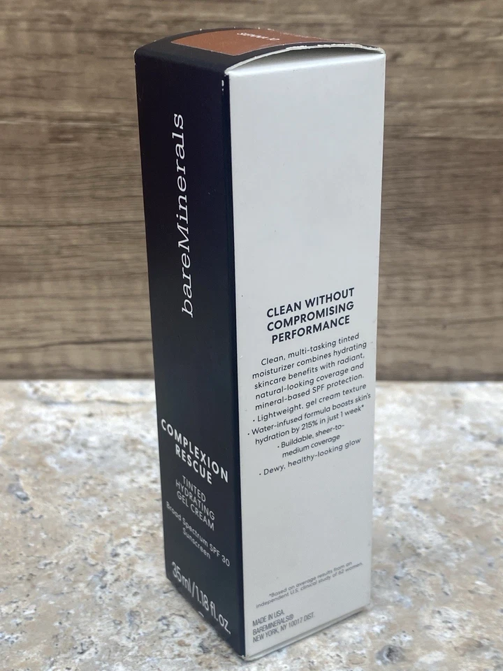 Bare Minerals 11.5 Mahogany Hydrating Gel Cream COMPLEXION RESCUE 1.18 oz - Image 2 of 4