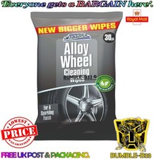 Car Pride Alloy Wheel Cleaning Biodegradable Wipes 30 Pack