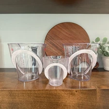 Lot/Set Of 3 OXO Good Grips Angled Measuring Cup Lot 4-Cup/1-Cup