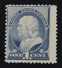 CKStamps: US Stamps Collection Scott#212 1c Franklin Mint H OG