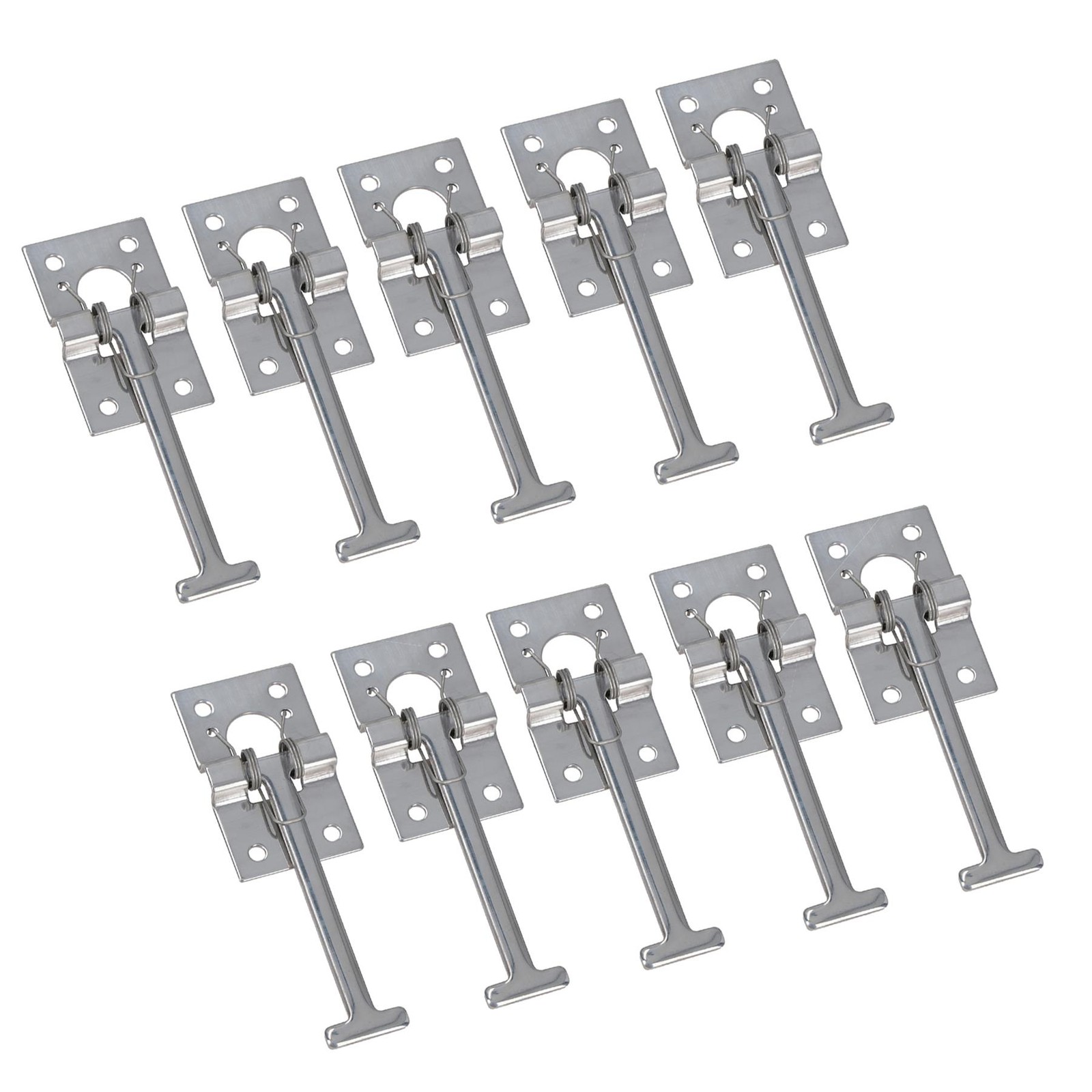 Door Retaining Retainer Hook For Trucks Trailers Caravans Stainless Steel 10pc