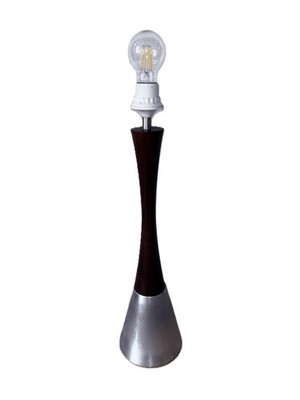 Mid-Century Scandinavian Aluminum & Rosewood Table Lamps from Bergboms, 1960s