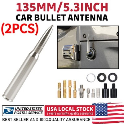 New 5.3''Car Bullet Antenna Aerial Mast For CHEVROLET SILVERADO 1500/2500/3500