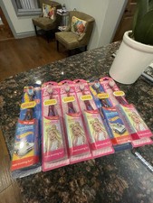 Lot Of 6 Kids Toothbrush 4 Barbie 2 Hot Wheels ALL NEW In unopened Packaging