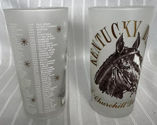 1964 KENTUCKY DERBY GLASS IN MINT CONDITION - perfect, PERFECT,  P E R F E C T