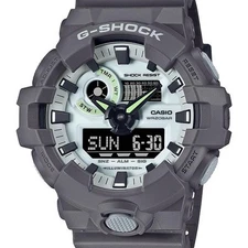 CASIO G-SHOCK GA-700HD-8AJF HIDDEN GLOW Analog Digital Men's Watch Gray Tough