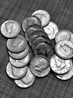 1964 Kennedy Silver Half Dollar Roll of 20 Coins Proof