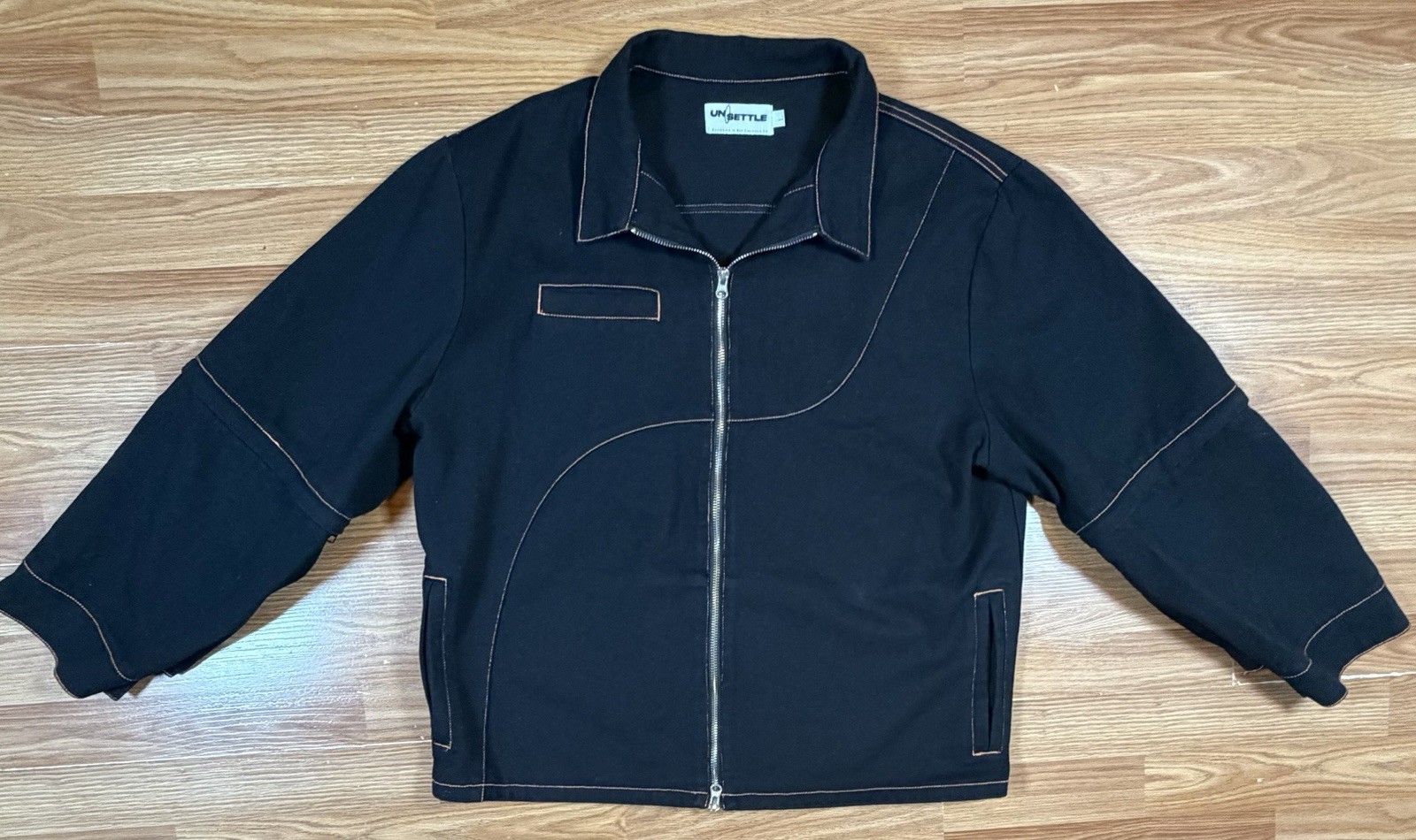 UNSETTLE brand Frequency Modular Black Jacket Men… - image 2