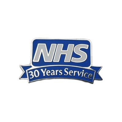 NHS National Health Service Long Service Award Emaille Abzeichen - 30 Jahre Dienst