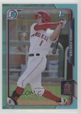 2015 Bowman Draft Chrome Sky Blue Refractor Jared Foster #101 kr0