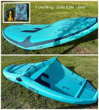 F-One Wing - Strike 8.0M w/Pump - Wing-Foiling - Wing-Boarding