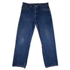 Levis 505 Regular Fit Mens Jeans 36x29 Medium Wash Blue Denim 00505-0216 Vintage