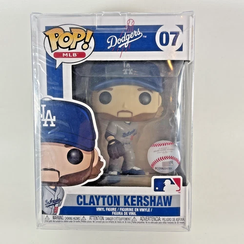Funko Pop! MLB Clayton Kershaw Los Angeles Dodgers  #07 Away Jersey