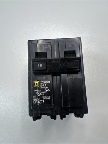 Hom215 2 Pole 15 Amp 120240v Ac Type Hom Plug In Circuit Breaker Ebay 