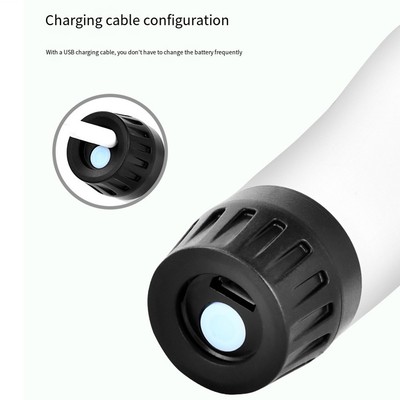 Wiederaufladbare LED-Handlaterne mit Teleskopfunktion für Wanderungen