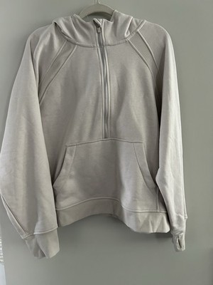 Danskin Rib Half Zip pullover Sweatshirt Women's Color Moonbeam Size 3X CL52