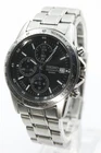 SEIKO Chronograph 7T92-0DW0 Black Dial Date Quartz Men's from JAPAN