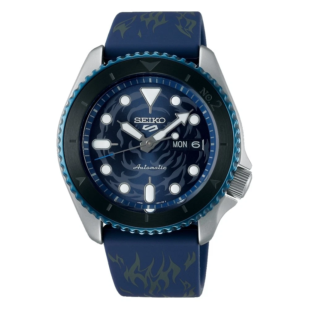 Seiko 5 Sports Mechanical (Automatic) Rubber Band Wristwatches for