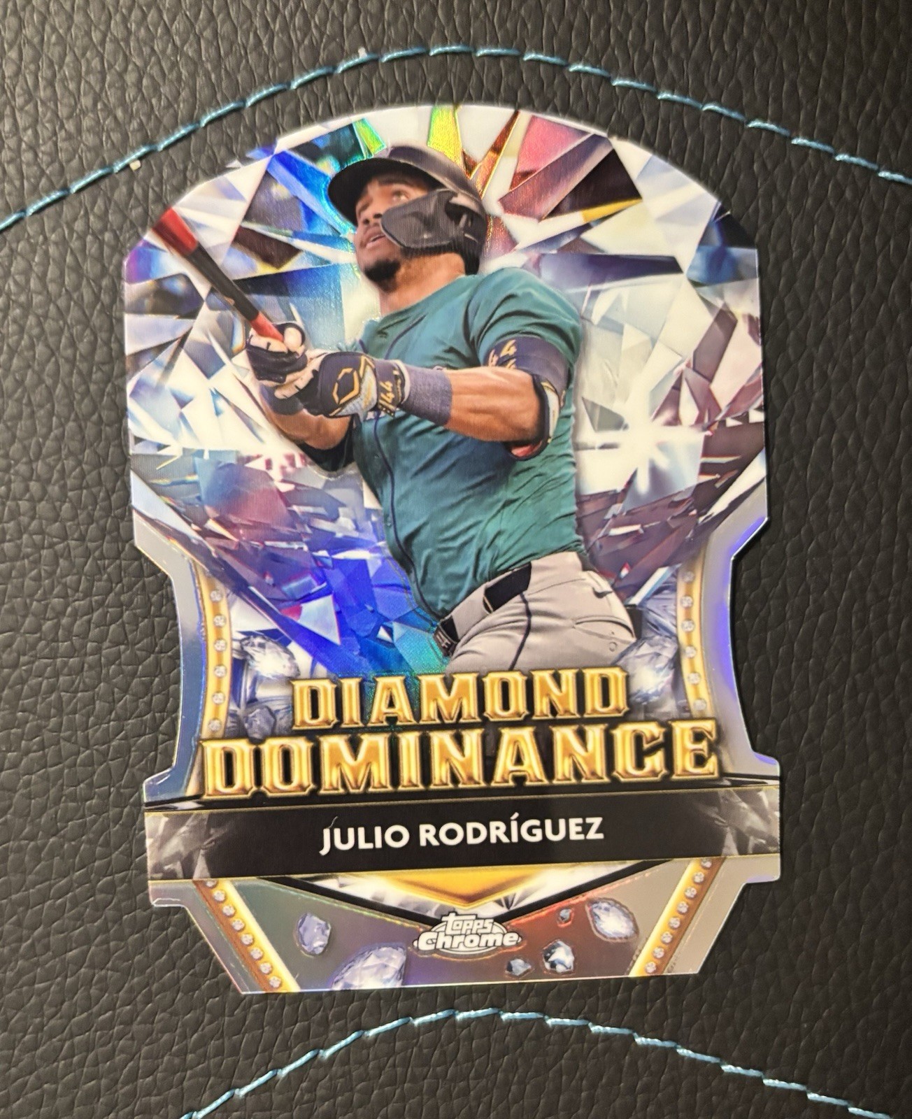 2024 Topps Chrome Update Julio Rodriguez Diamond Dominance Seattle Mariners DD19