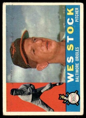 1960 Topps Wes Stock RC Baltimore Orioles #481