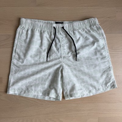 Coast Clothing Co. Shorts Mens Size XL Pastel Green White Swim Resort NEW