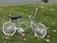 VINTAGE LOWRIDER ALL CHROME TWISTED 20" CRUISER BIKE 144 SPOKES COASTER BRAKE
