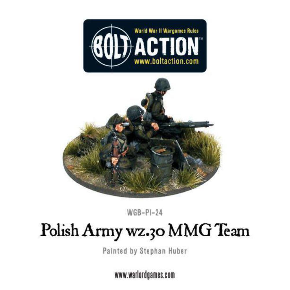 Bolt Action - Polish Army wz.30 MMG team - Warlord Games