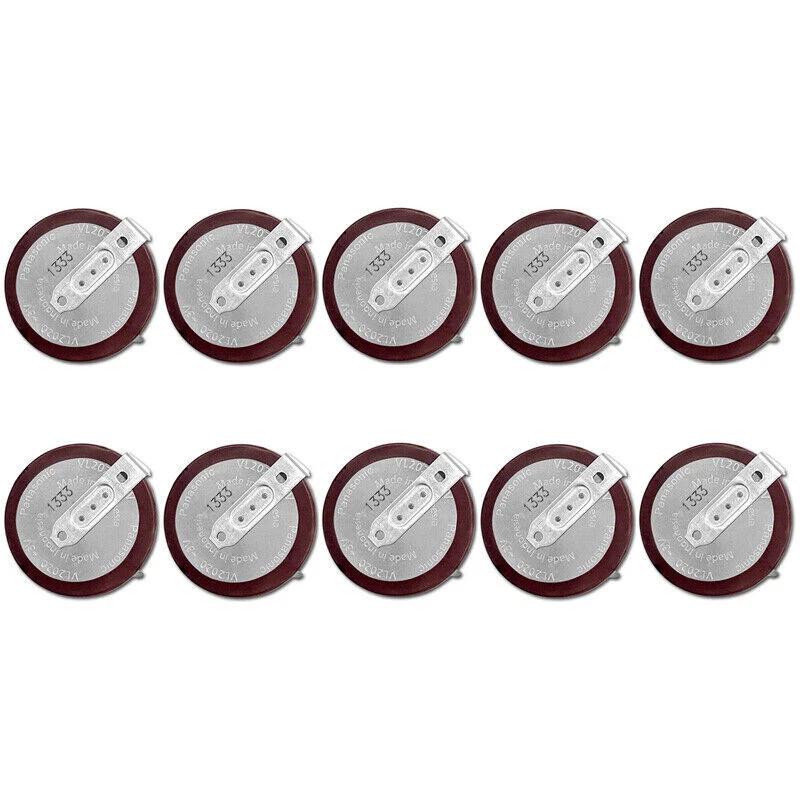 10x New VL2020/HFN Rechargeable Button Coin Battery 3V 90 Degree For Remote Car - Image 2 of 4