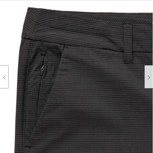 Hang Ten Men’s Hybrid Short SIZE 32 COLOR BLACK STRIPE - Picture 4 of 5