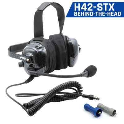 Rugged Radios OFFROAD & STEREO Intercom Headset Polaris Canam - Behind the Head