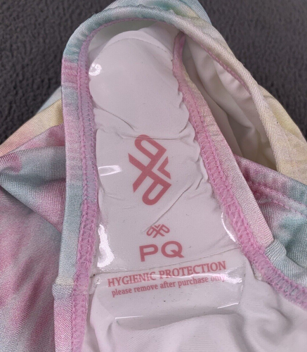 PQ Swim Kids' Girl's Size 12 Rainbow Tie Dye One-piece Swimsuit Pastel NWT $82 - Picture 7 of 14