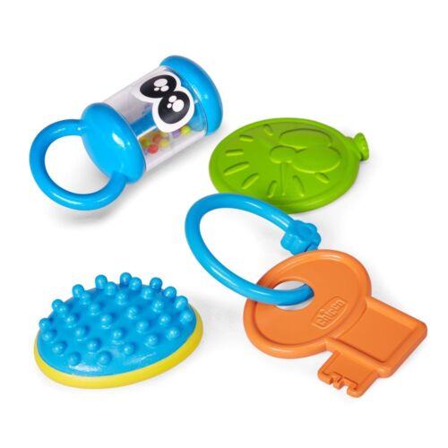 Chicco Game Rattle 4 Games Rattle Filled Teether Baby 3M+ - Picture 1 of 1
