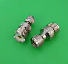 (1 PC) Mini UHF Male to UHF Female Connector - USA Seller